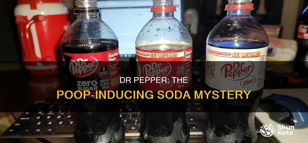 does diet dr pepper make you poop