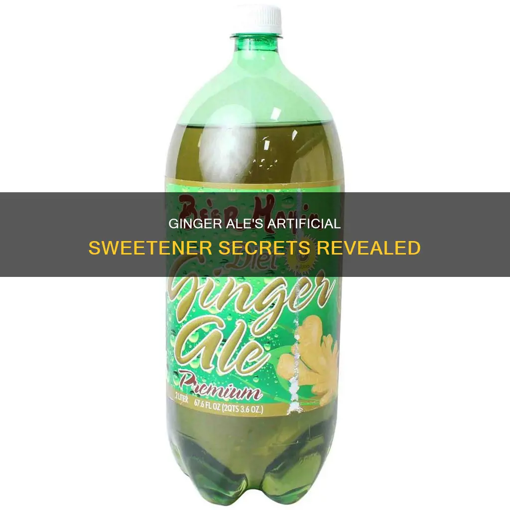 does diet ginger ale use artificial sweeteners
