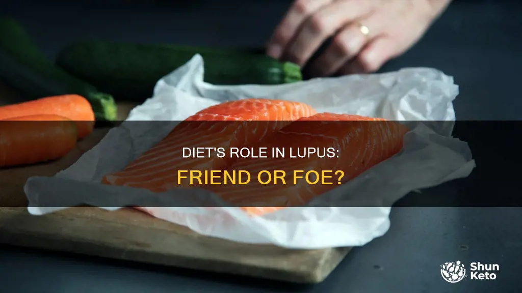 does diet help lups