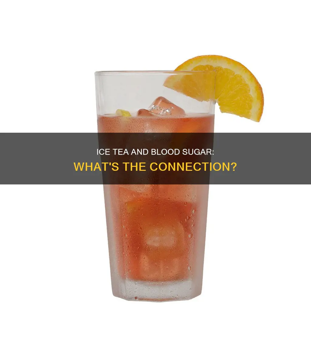 does diet ice tea raise blood sugar