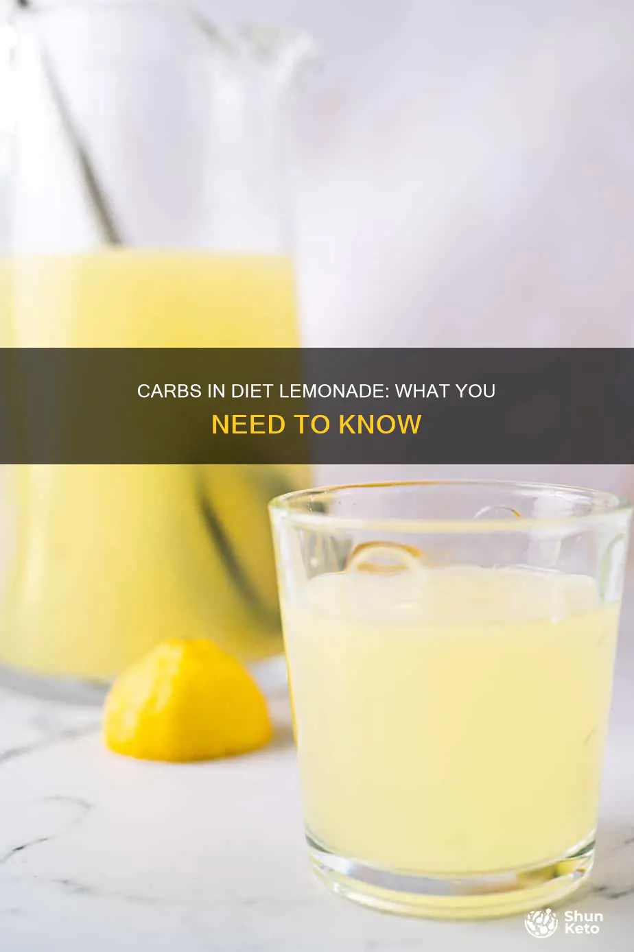 does diet lemonade have carbs