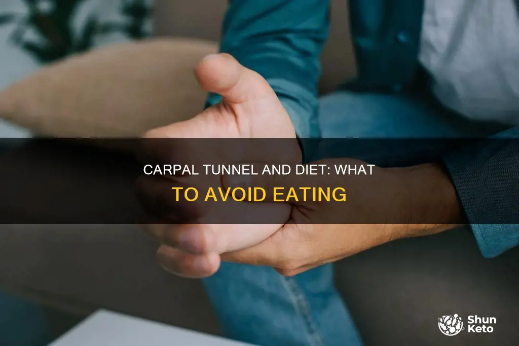 does diet make carpel tunnel worse