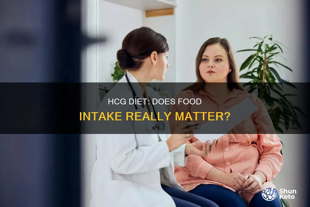 does diet matter on hcg