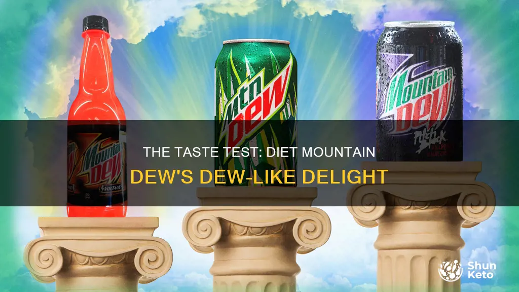 does diet mountain dew taste like regular mountain dew