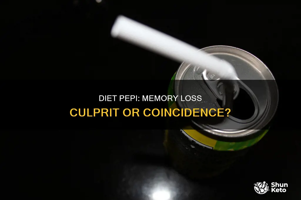 does diet pepi cause memory loss