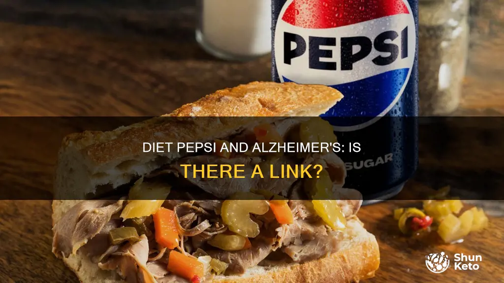 does diet pepsi cause alzheimer