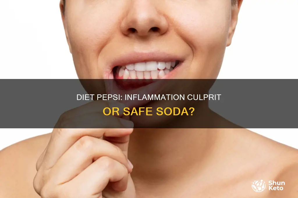 does diet pepsi cause inflammation