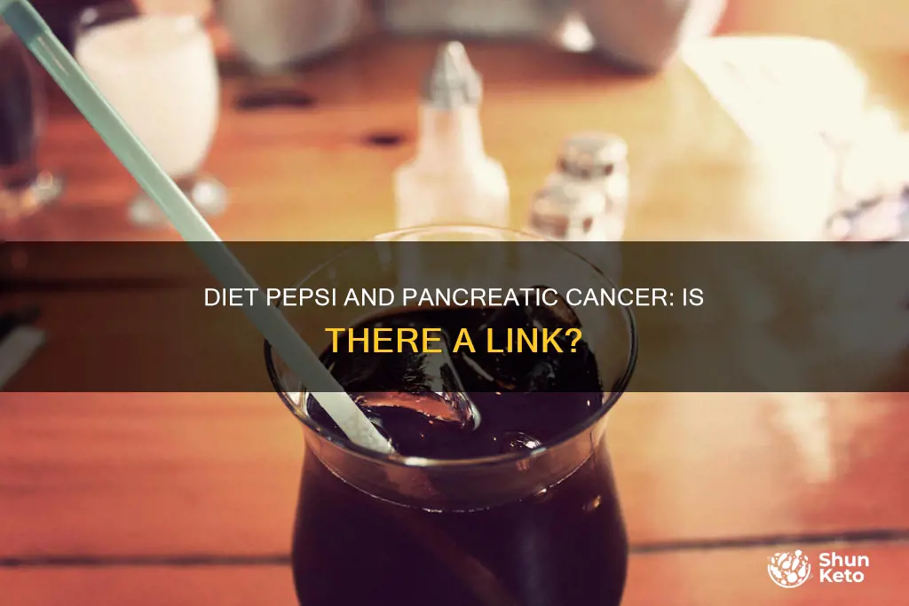 does diet pepsi cause pancreatic cancer