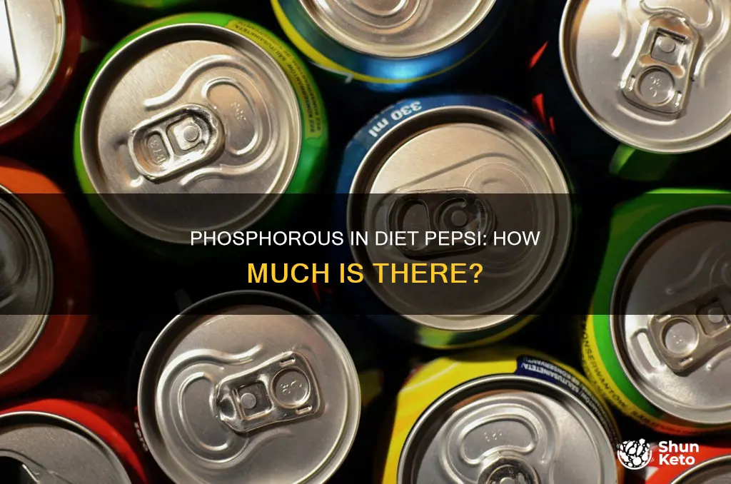 does diet pepsi contain phosphorous