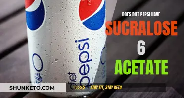 Diet Pepsi's Sweet Secret: Sucralose 6 Acetate