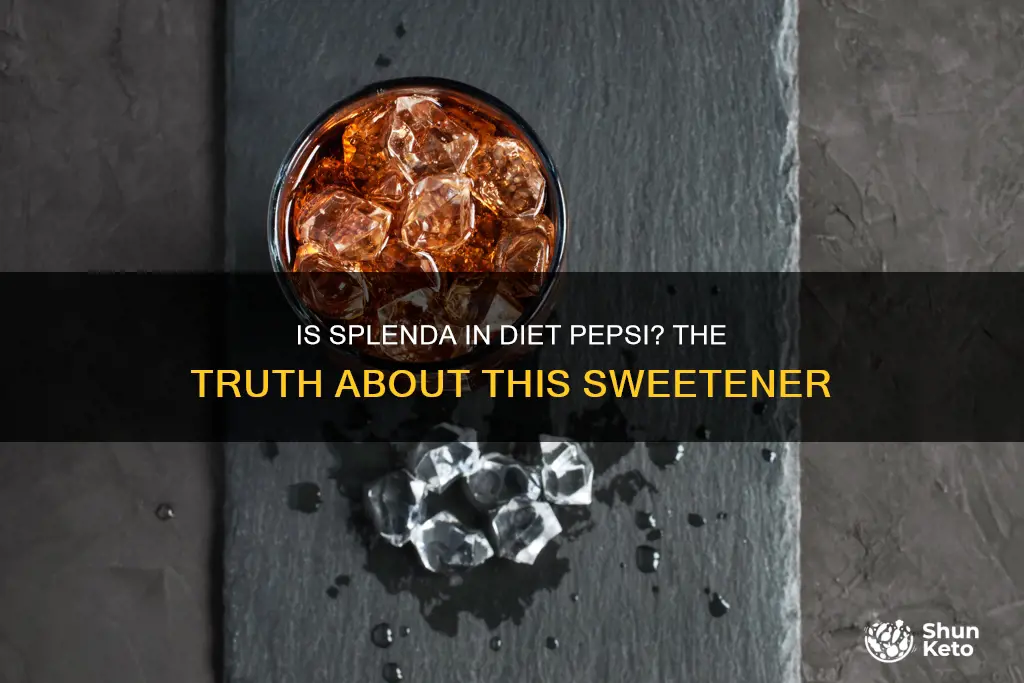 does diet pepsi use splenda