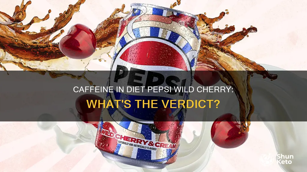 does diet pepsi wild cherry have caffeine