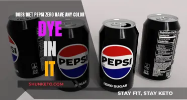 Pepsi's Colorful Secret: Dye in Diet Pepsi Zero?
