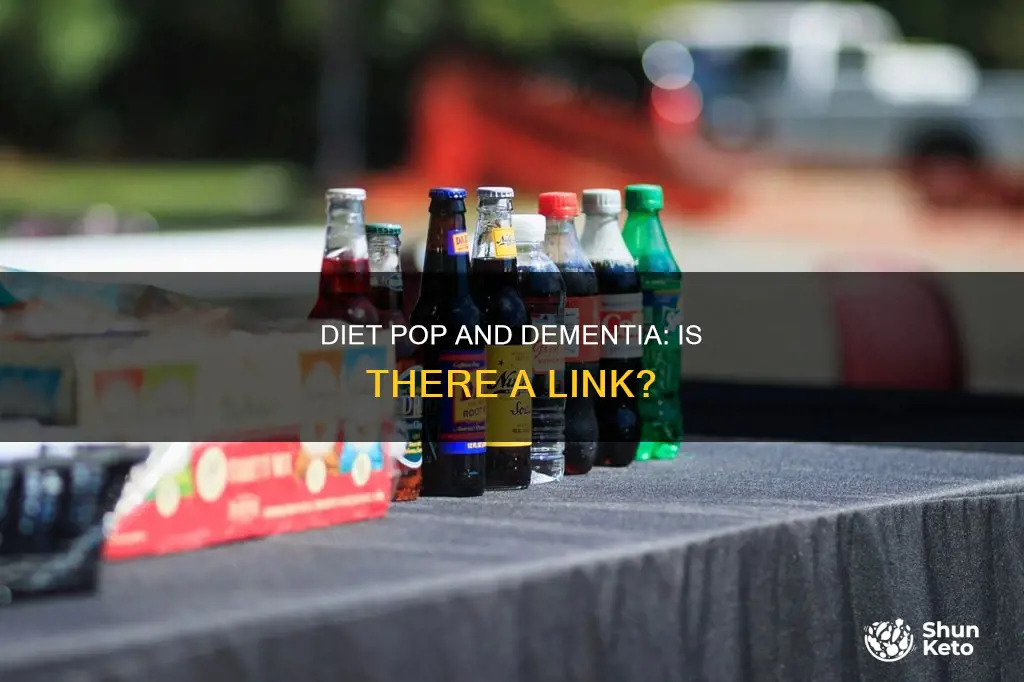 does diet pop cause dementia