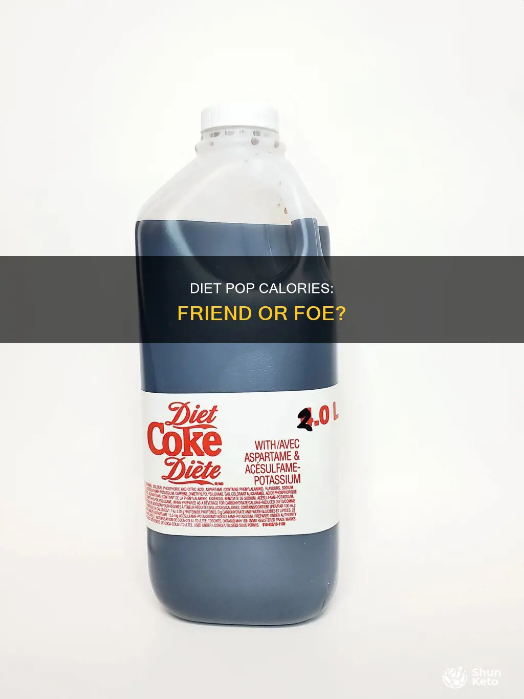 does diet pop have calories