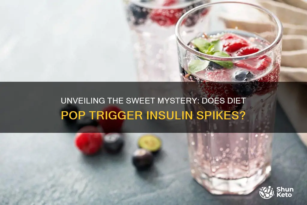 does diet pop increase insulin