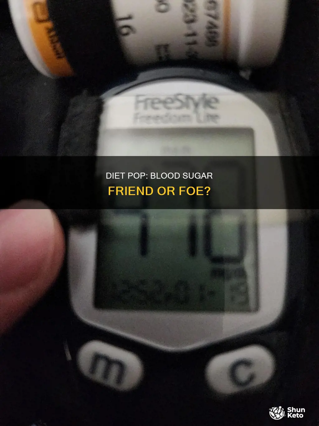 does diet pop raise your blood sugar
