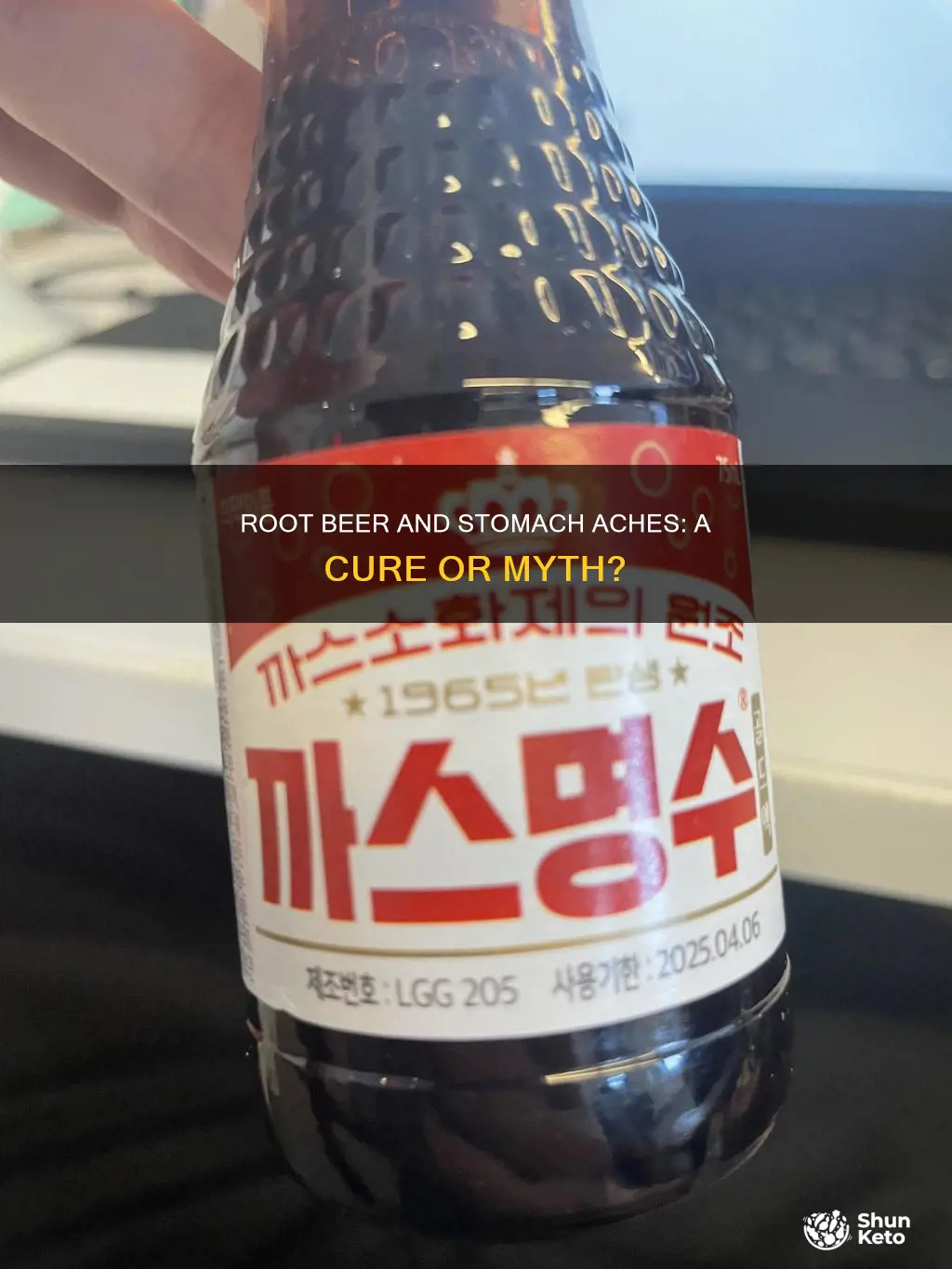 does diet rootbeer help with stomach ache