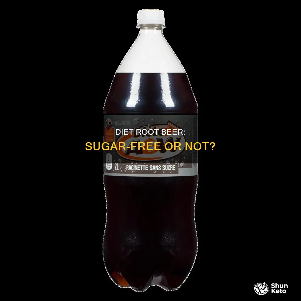 does diet rootber have sugar