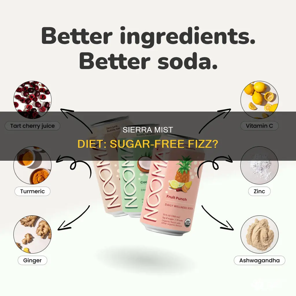does diet sierra mist have sugar