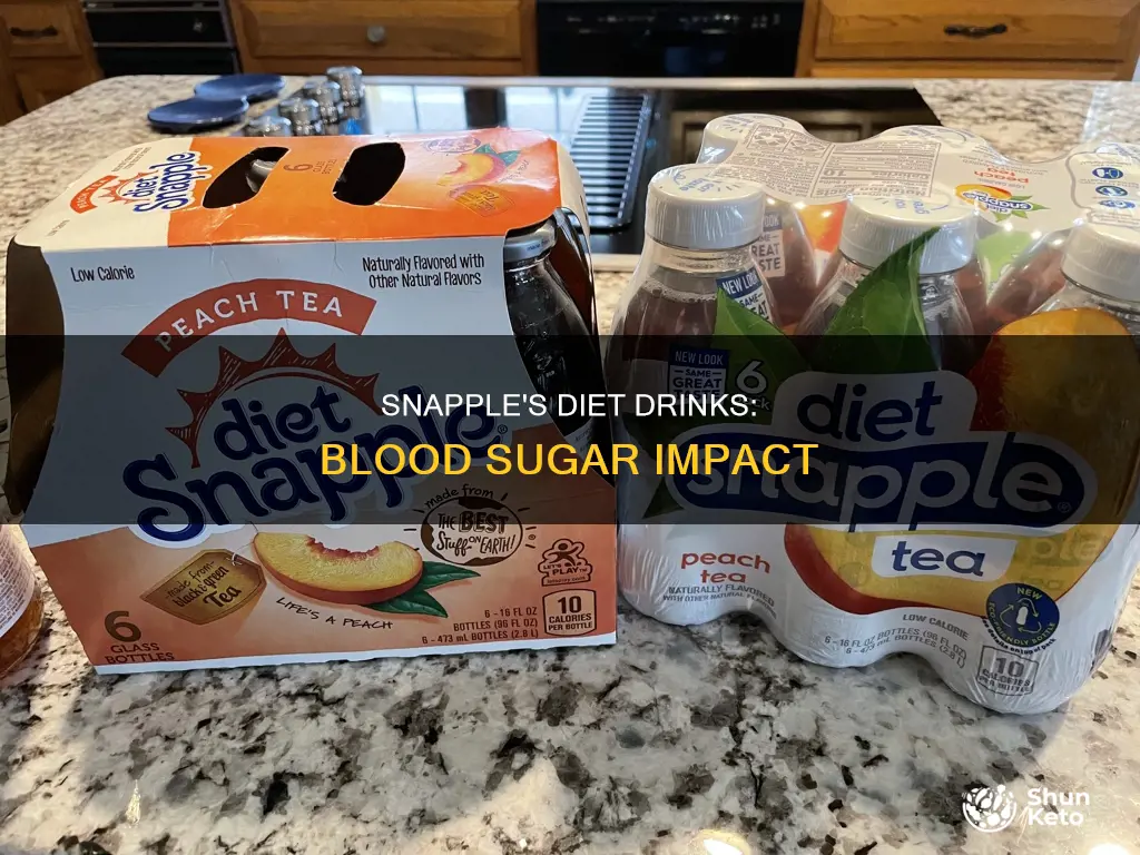 does diet snapple raise blood sugar