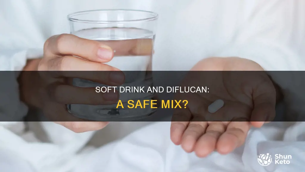 does diet soft drinks react with diflucan