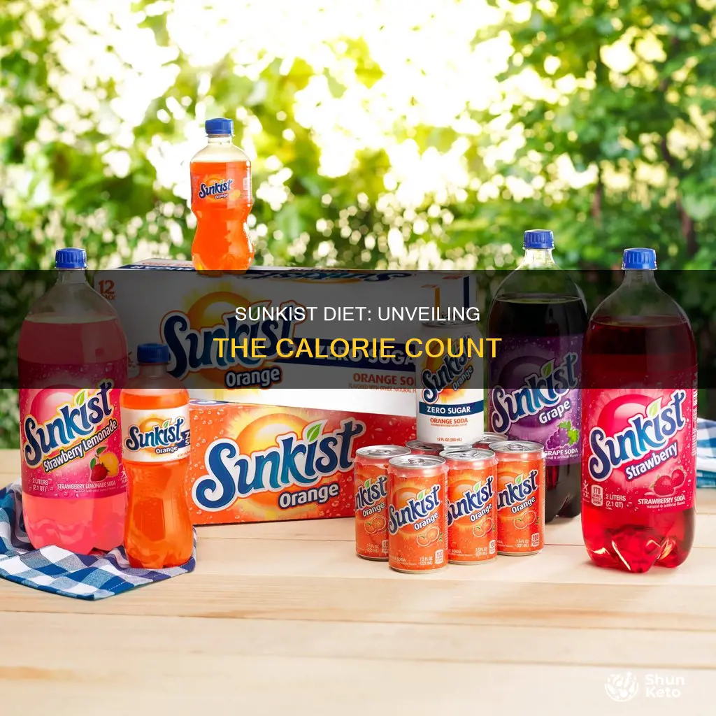 does diet sunkist have calories