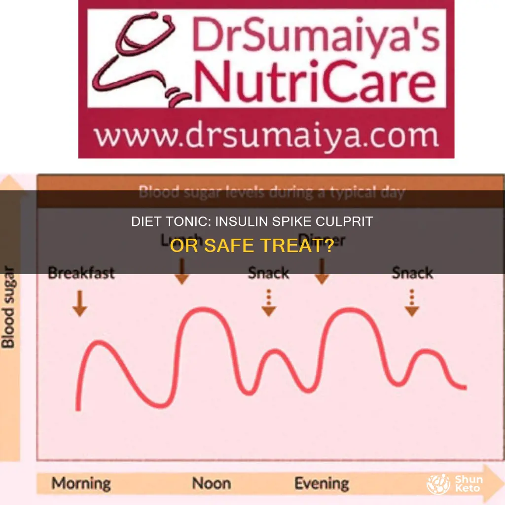 does diet tonic cause insulin spikes