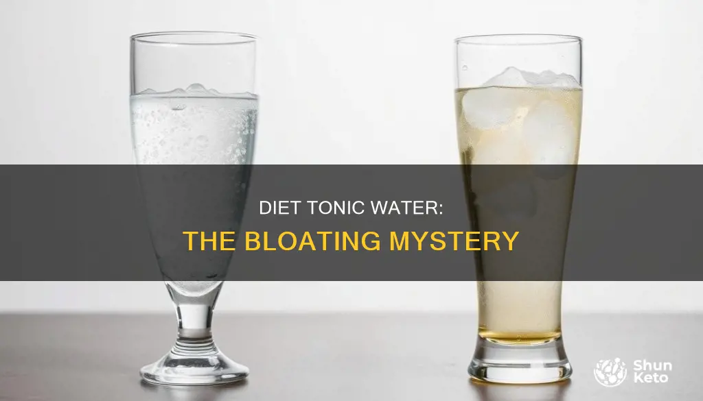 does diet tonic water cause bloating