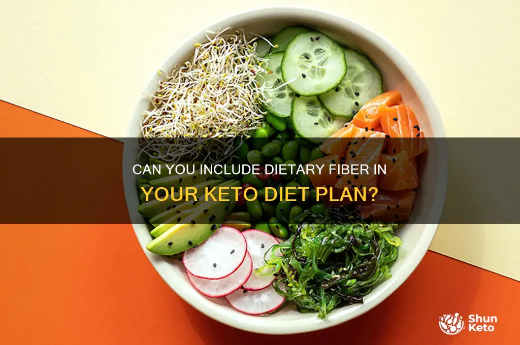 does dietary fiber count for keto