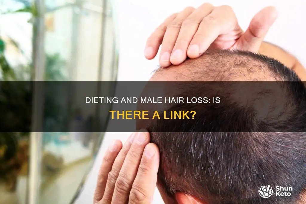 does dieting cause male hairloss