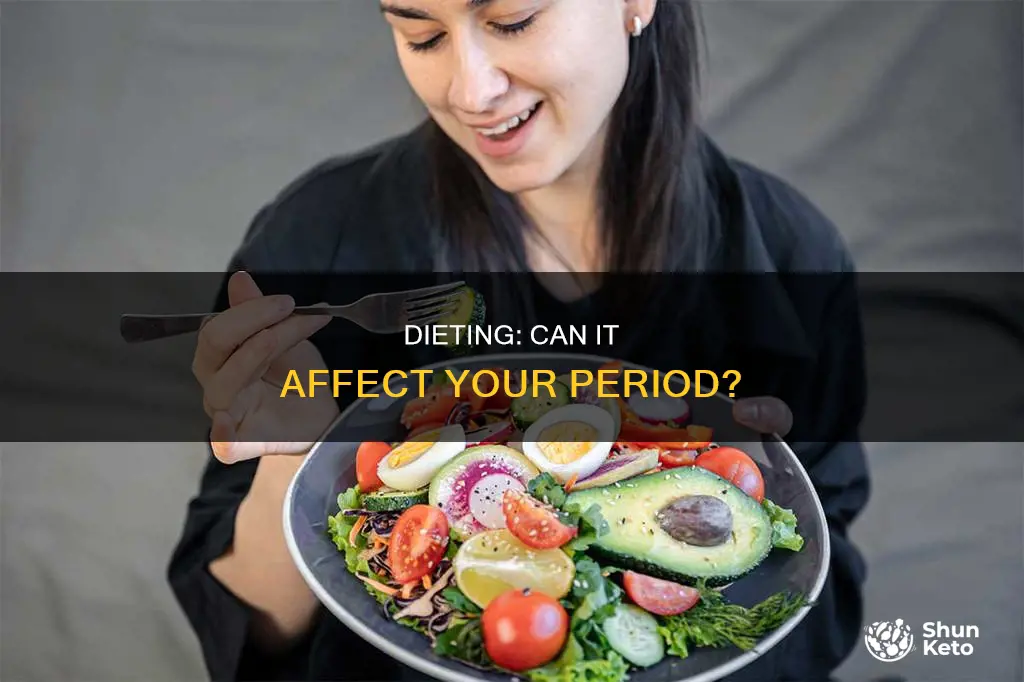 does dieting make tour periid early