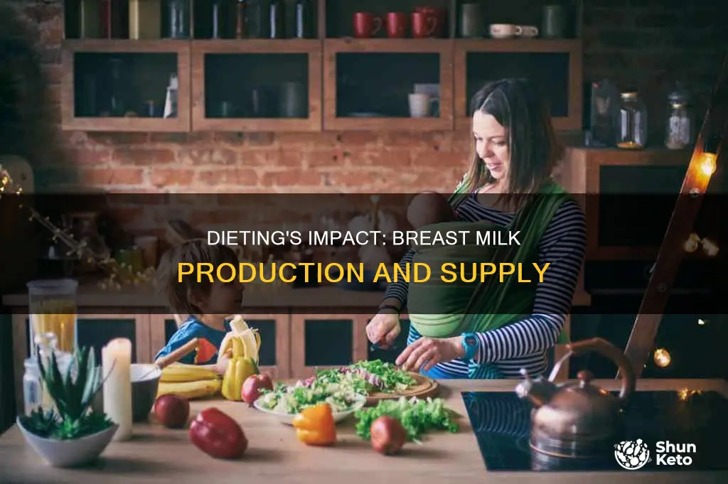 does dieting reduce breast milk