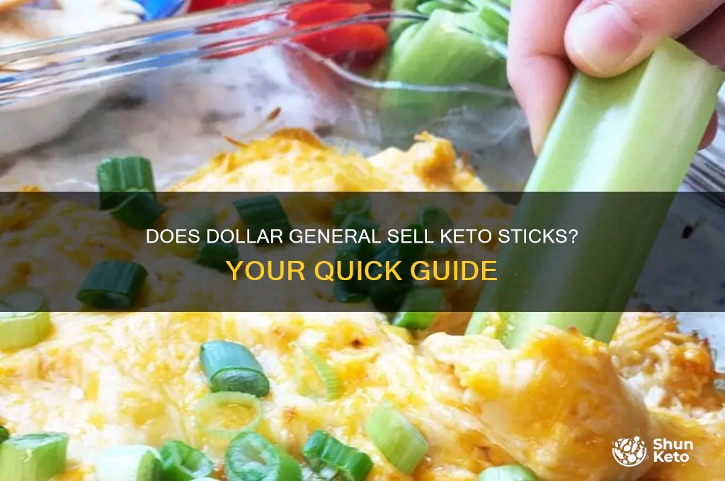 does dollar general carry keto sticks