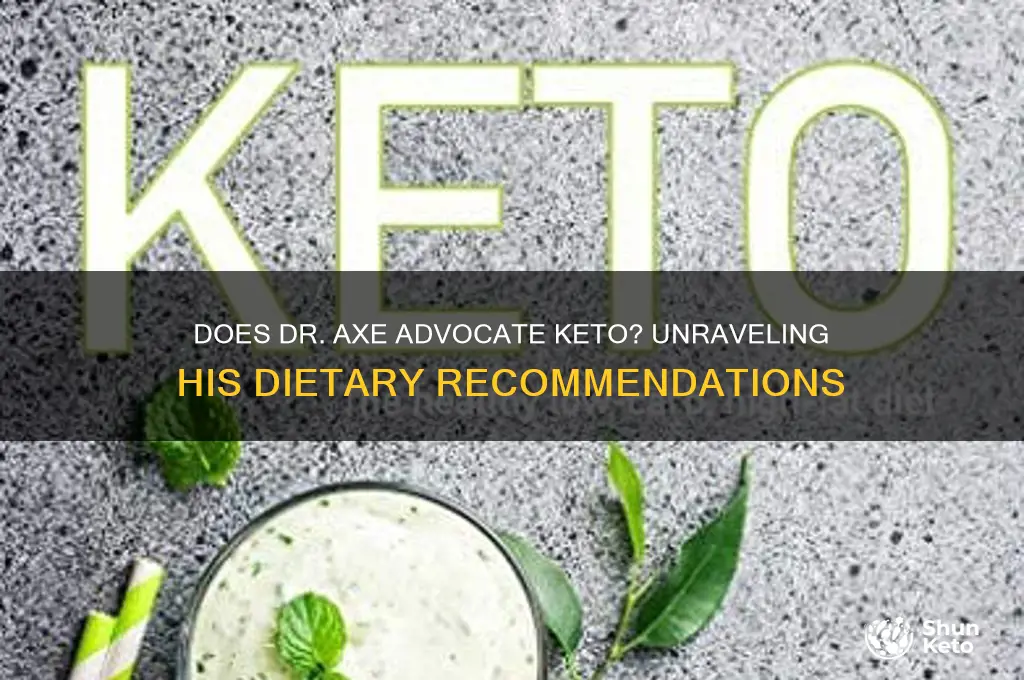 does dr axe do keto