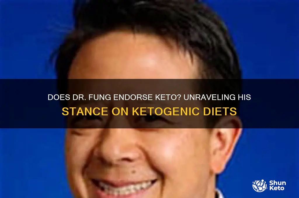 does dr fung support keto