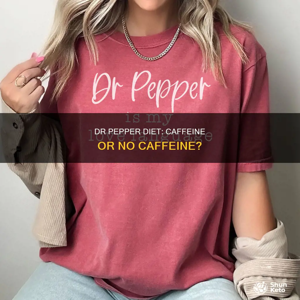 does dr pepper diet contain caffene