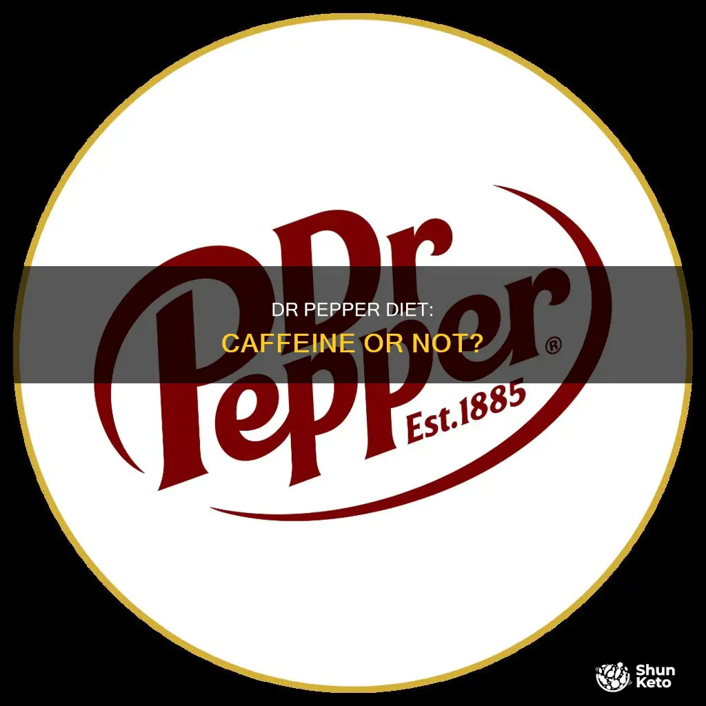 does dr pepper diet have caffeine