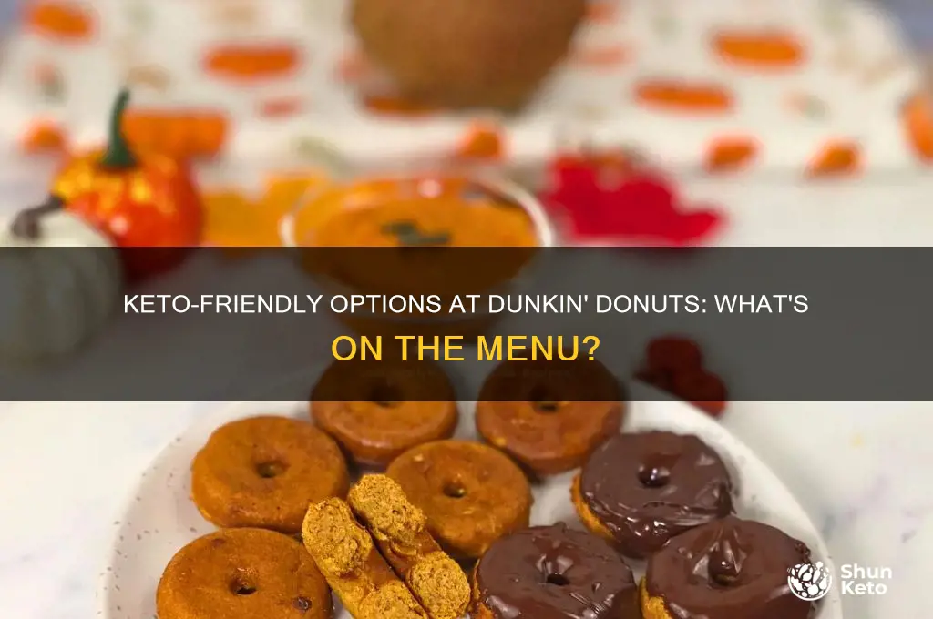 does dunkin donuts have anything keto