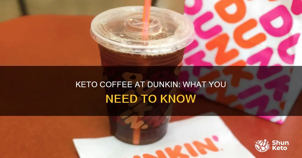 does dunkin have keto coffee