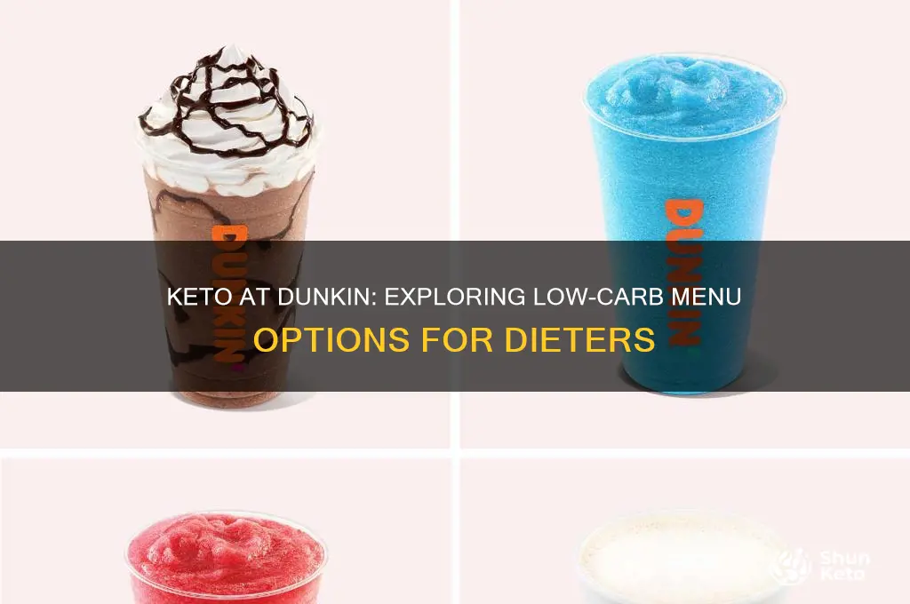 does dunkin have keto options