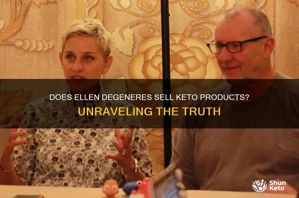 does ellen degeneres sell keto