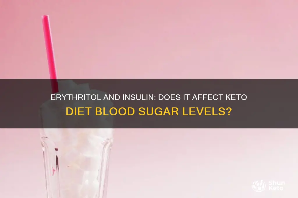 does erythritol release insulin keto