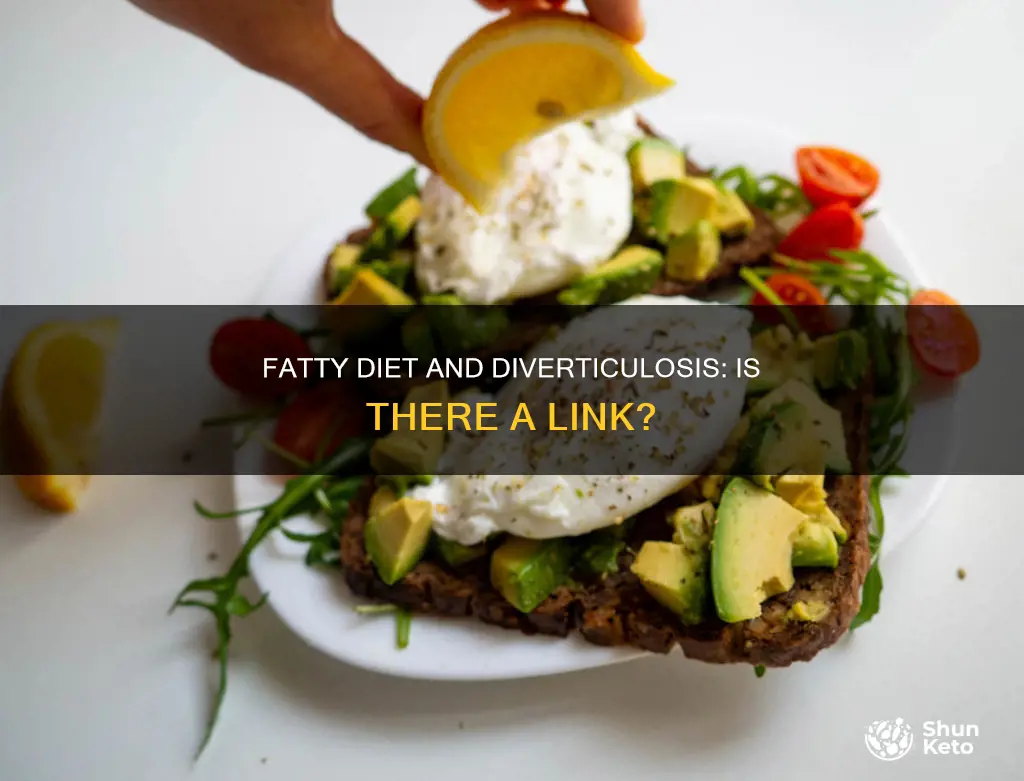 does fatty in diet cause diverticulosis
