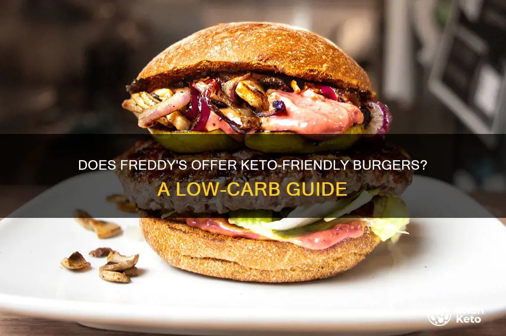 does freddys have a keto burgers