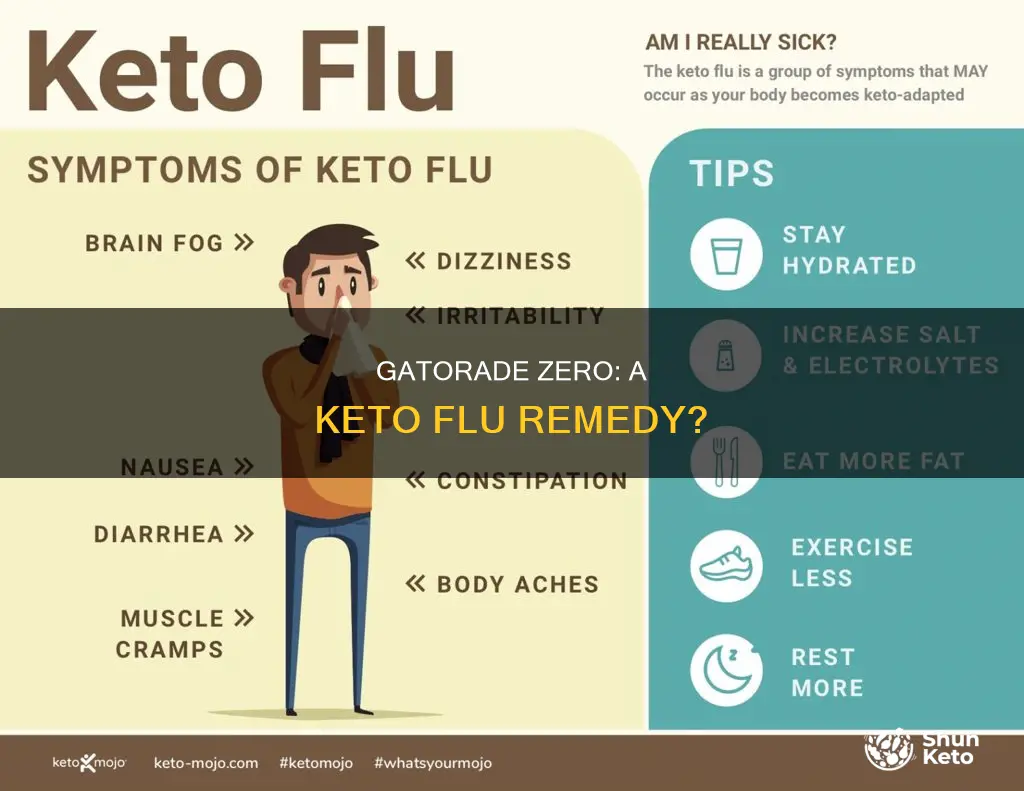 does gatorade zero help with keto flu