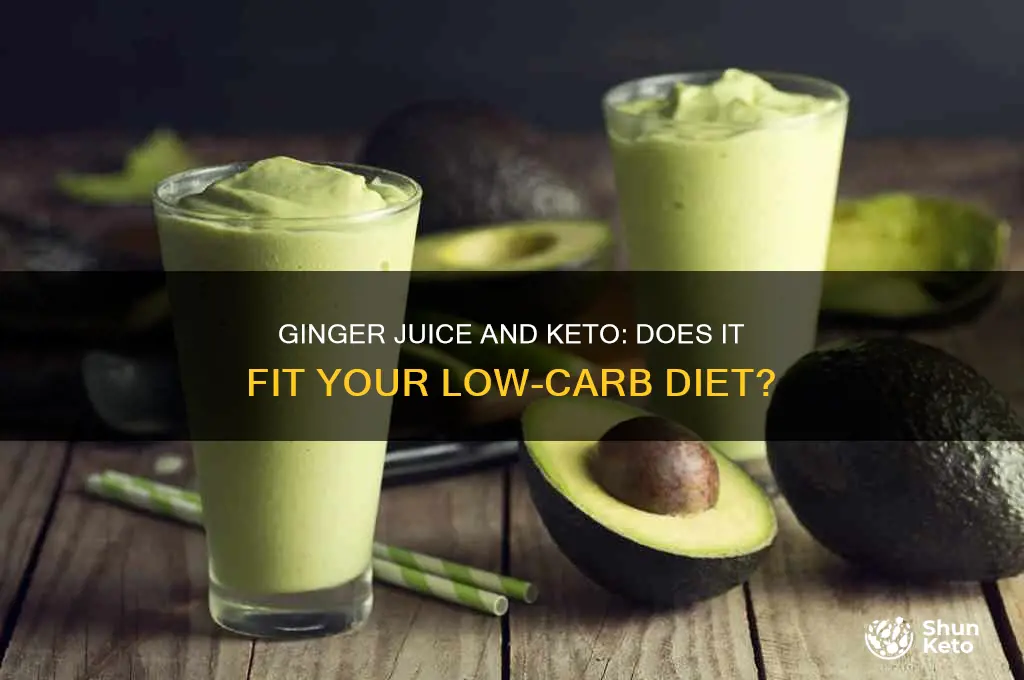 does ginger juice break keto