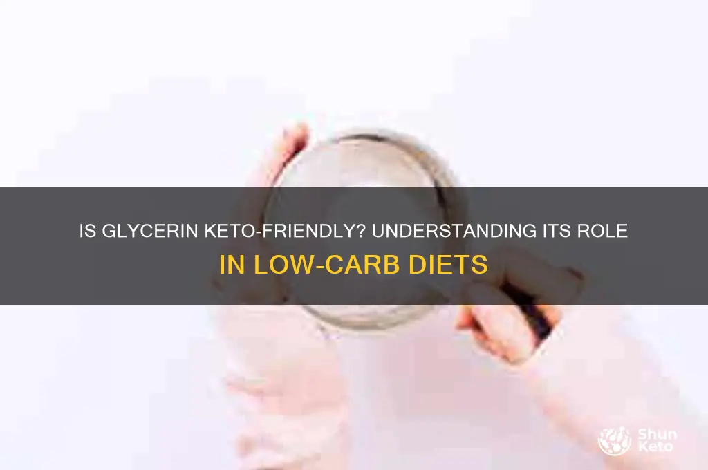 does glycerin count on keto