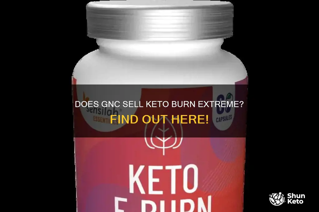 does gnc carry keto burn extreme