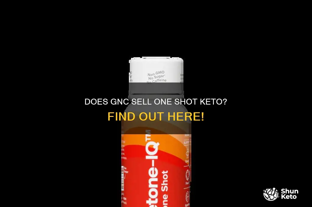 does gnc carry one shot keto